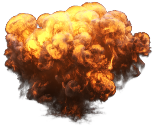 Explosion Fire Transparent Png (black, maroon)