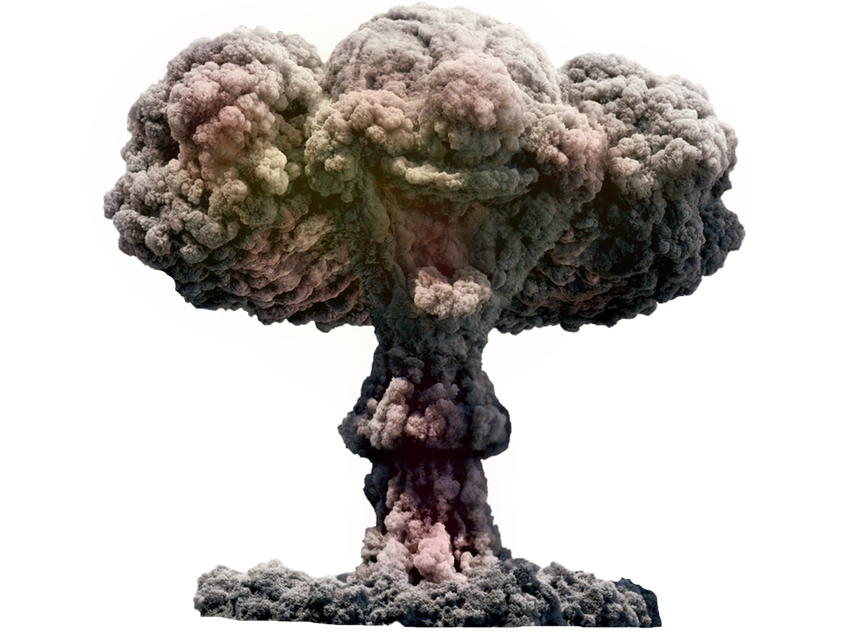 Explosion Png Background Image (black, yellow, orange)