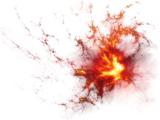 Explosion Png File (black, red, maroon)