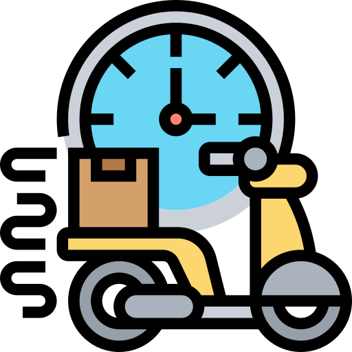 Express Shipping Delivery Service Hour Icon Free Transparent Png Icon Download (silver, salmon, mint, black, lavender)