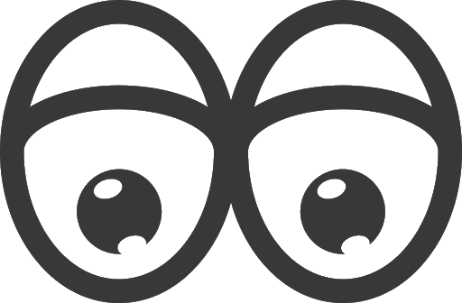 Expression Cartoon Eyes Png Photo (black, indigo)