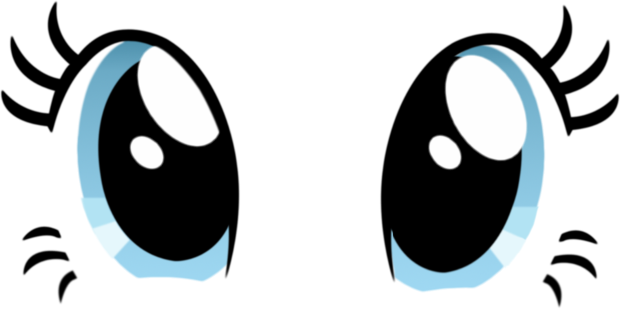 Expression Cartoon Eyes Png Pic (mint, white, lavender, indigo, black)