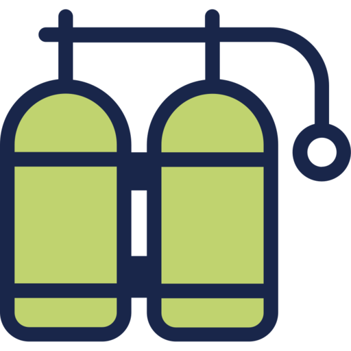 Oxygen Cylinder Free Png Icon Download (silver, navy, black)