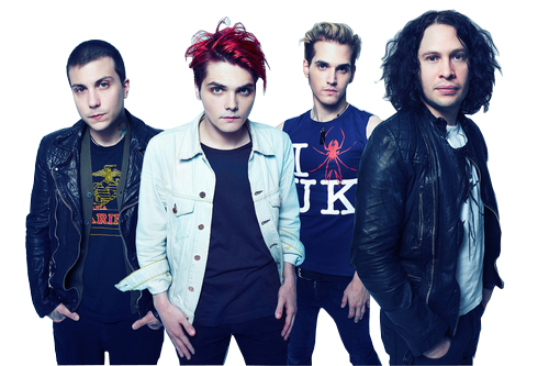 My Chemical Romance Png Transparent (white, lavender, black)