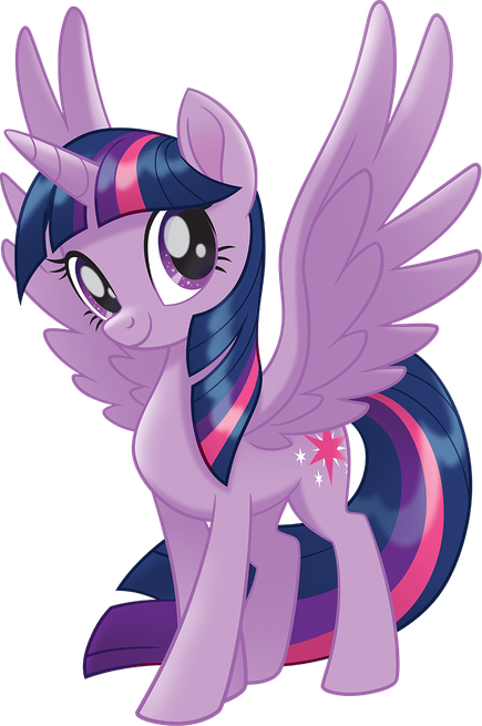 My Little Pony Alicorn Png Photo (black, gray, plum)