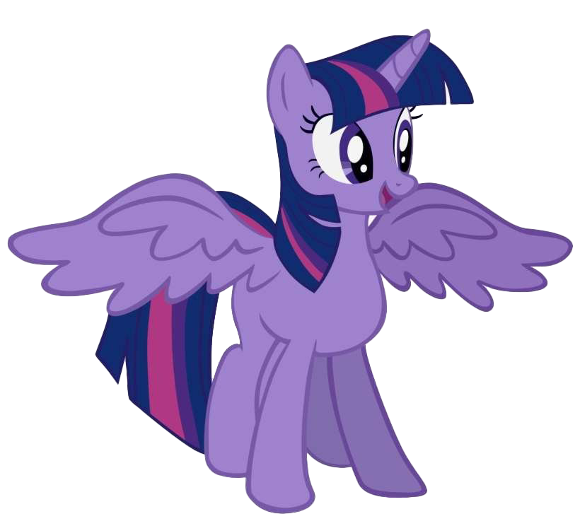 My Little Pony Alicorn Png Transparent Image (plum, white, gray)