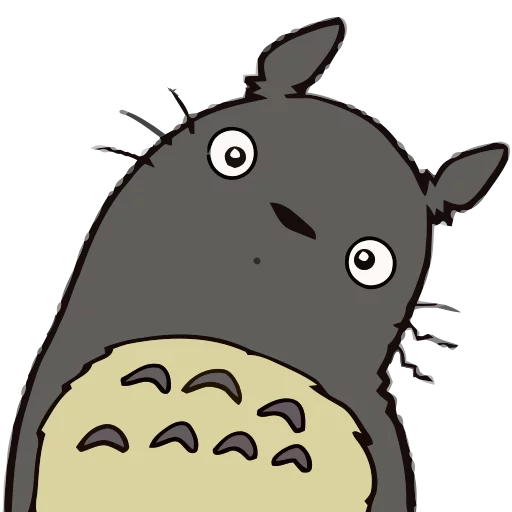 My Neighbor Totoro Png Photo (gray, black, silver)