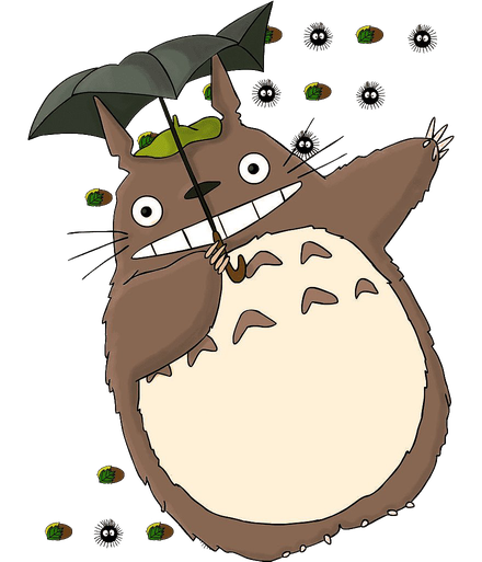 My Neighbor Totoro Transparent Images Png (beige, gray, black)