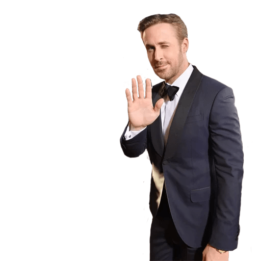 Ryan Gosling Png Image (gray, indigo, black)