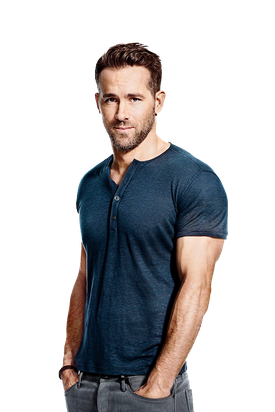 Ryan Reynolds Png File (black)