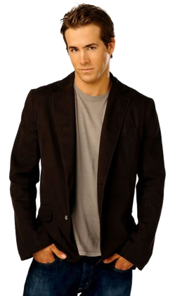 Ryan Reynolds Png Isolated Hd (black)