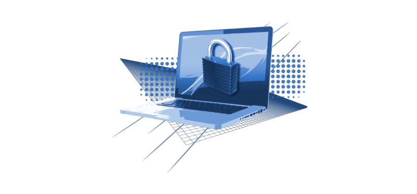 Cyber Security Png Image (navy, white, silver)