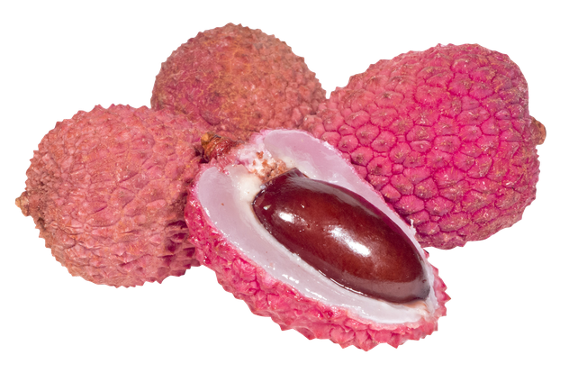 Lychee Png Pic (silver, black, salmon)