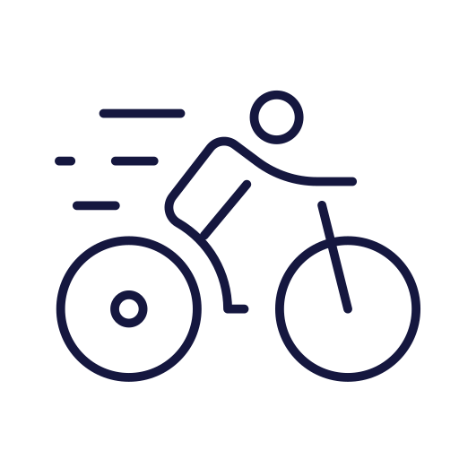 Bycicle Free Transparent Png Icon Download (navy, black)