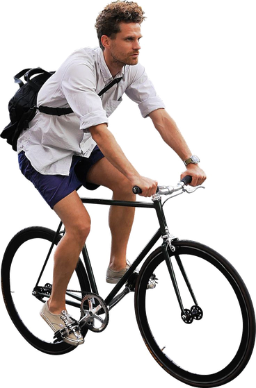 Cycling Png File (black)