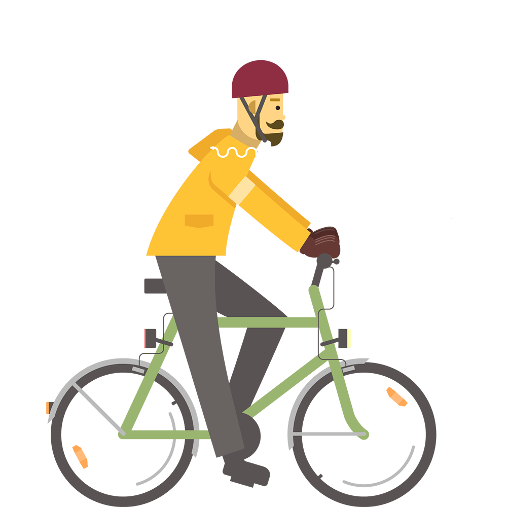 Cycling Png Transparent Image (gray, black, gold)