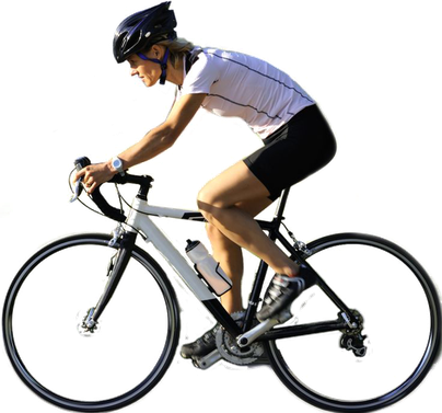 Cycling Transparent Background (black, white)