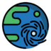 Cyclone Weather World Time Icon Pngpath Free Nobackground Png Icon Download (teal, gray, black)