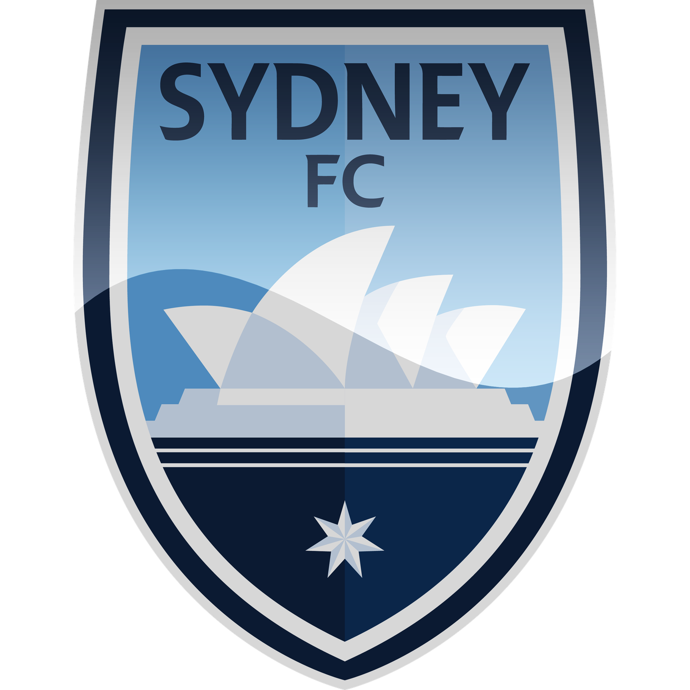 Sydney Fc Png Pic (navy, black, gray, silver)