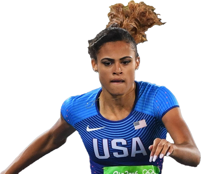 Sydney Mclaughlin Olympic Player Png Photo (black)