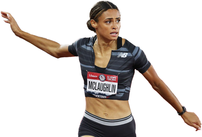 Sydney Mclaughlin Png Pic (black, white)