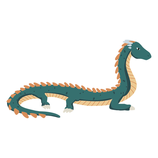 Hydra Dragon Png File (teal, black)