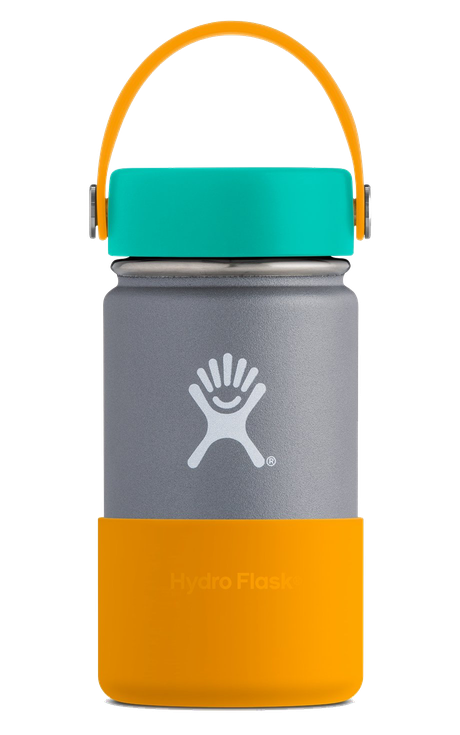 Hydro Flask Png Clipart (gray, silver, chocolate, black, orange)