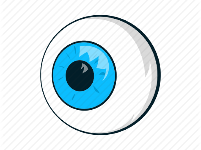 Eye Cartoon Png Isolated Photo (indigo, black, white)