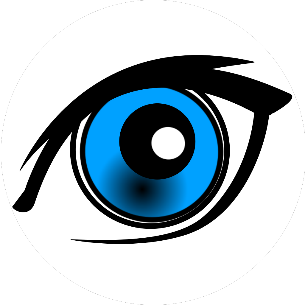 Eye Cartoon Png Photos (black, greenish blue, white)