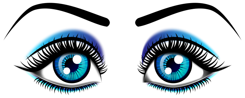 Eye Cartoon Png Pic (black, white)