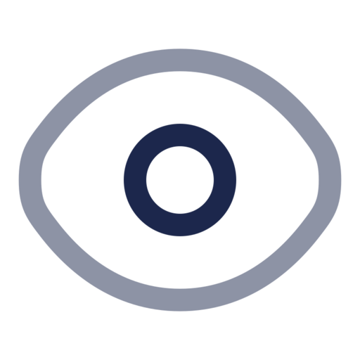 Eye Free Png Icon (navy, black)