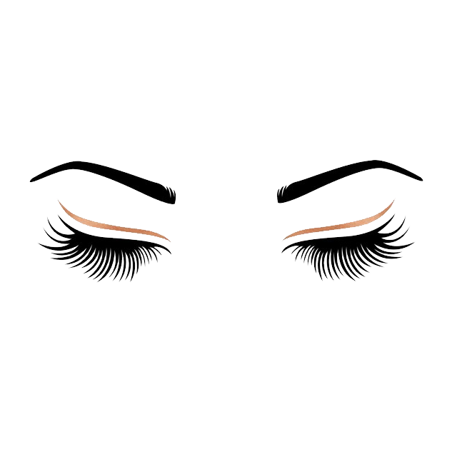 Eyelashes Png Photos (black, gray, lavender, white)