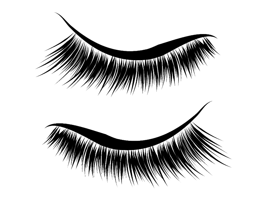 Eyeliner Transparent Png (black, lavender, white)