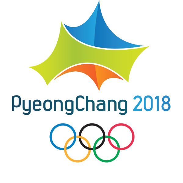 Pyeongchang 2018 Olympics Logo Png (white, teal, gold, olive)