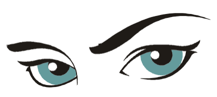 Eyes Png 10 (black, gray, white)