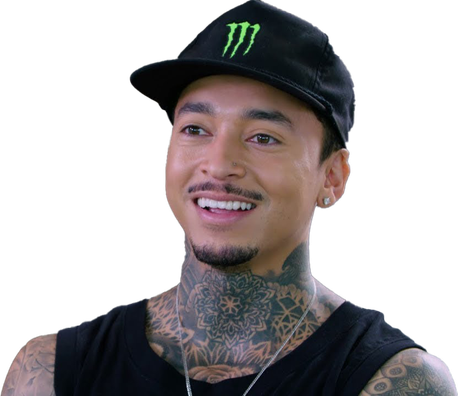 Nyjah Huston Olympic Player Png Clipart (black)