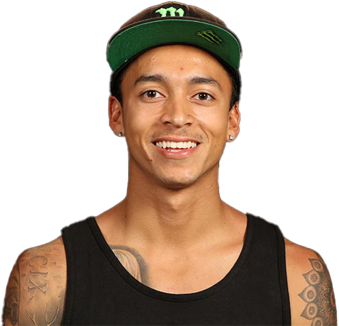 Nyjah Huston Png Clipart (white, black)