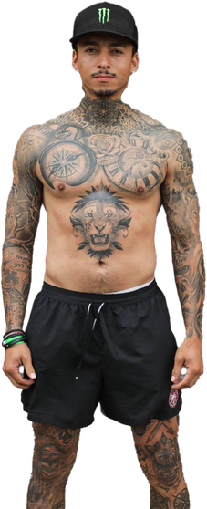 Nyjah Huston Png Pic (black)