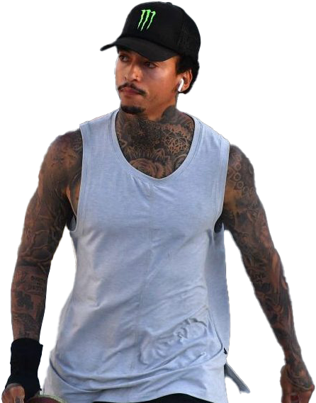 Nyjah Huston Png Picture (white, silver, black)