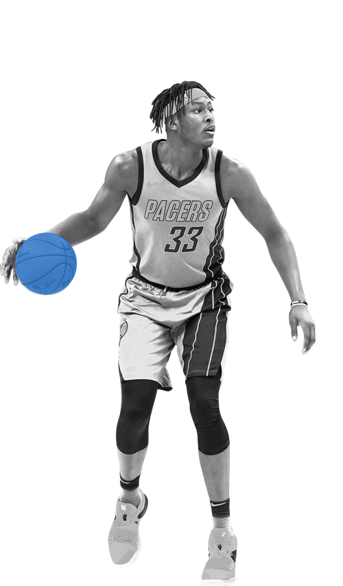 Myles Turner Png File (white, gray, lavender, silver)