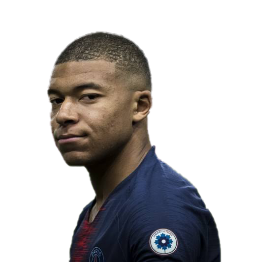 Kylian Mbappe Footballer Png Photo (indigo, black, white)