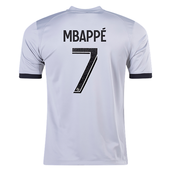 Kylian Mbappe No Background (black, lavender, silver)