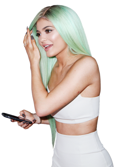 Kylie Jenne Png Isolated Image (lavender, black)