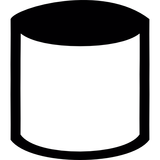 Cylinder Png Image (black, white, gray, silver)