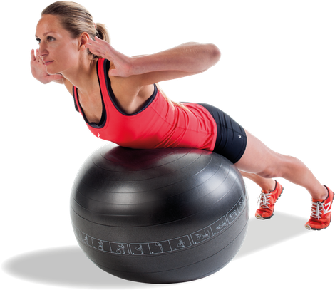 Gym Fitness Ball Png Photos (black)