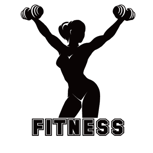 Gym Fitness Female Png Clipart (black)