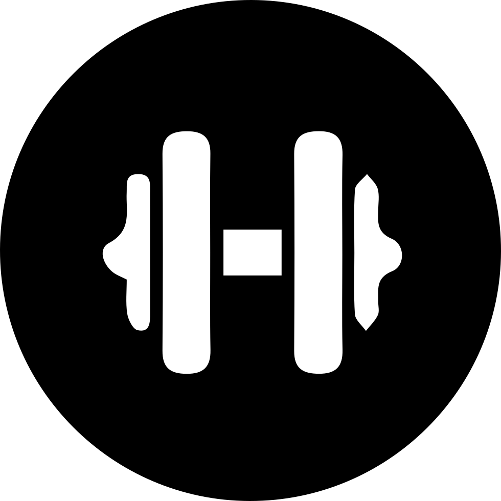 Gym Silhoutte Png File (black, gray, lavender, white)