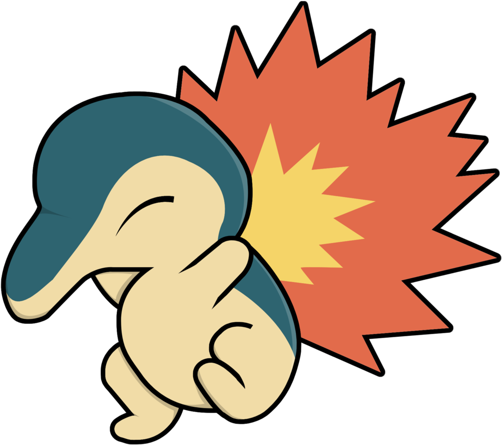 Cyndaquil Pokemon Download Png Image (teal, chocolate, pink, black, salmon)