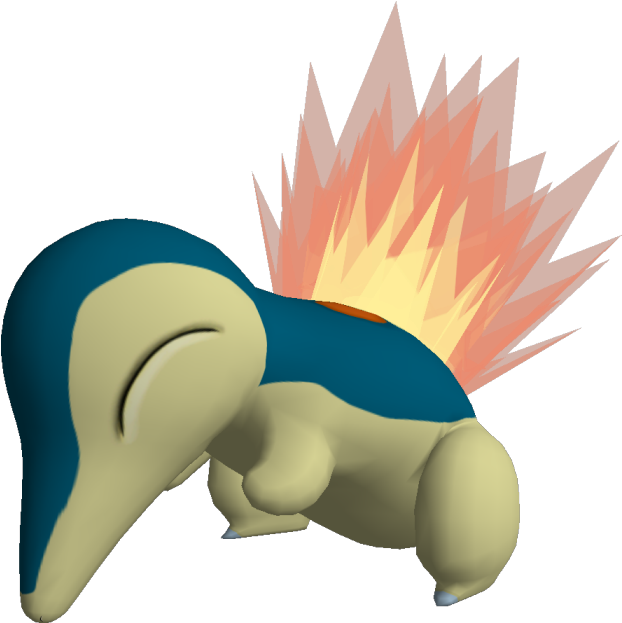 Cyndaquil Pokemon Png Background Image (teal, chocolate, olive, black, maroon)