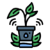 Synthetic Ecology Plant Flowerpot Icon Free Nobackground Png Icon Download Path (gray, black, indigo)